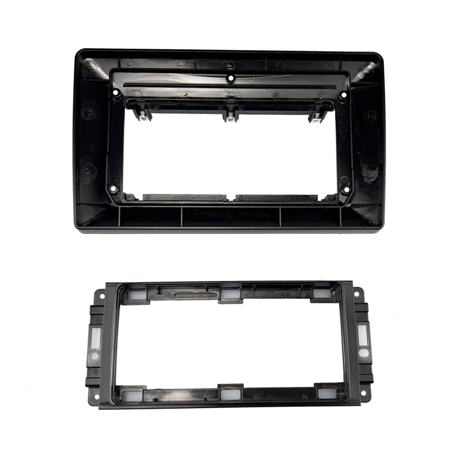 JKELPV Car Radio Frame Kit Fit For Jeep Commander Compass Grand Cherokee Wrangler 10 Inch Stereo Panel Car Android Radio Frame Radio adapter