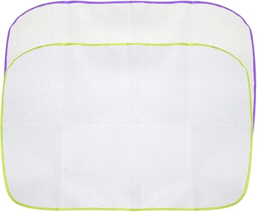 2 Pack High Temperature Resistance Protective Ironing Pressing Pad-Protective Scorch Saving Mesh (Large 23.62" x 15.74")