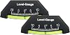 2 Pack Level Gauge for Rv, Rv Level Bubble, Camper Level Gauge, Level For Camper, Replace for Car Inclinometer Gauge, Inclinometer Gauge, Rv Level Gauge, Brass Inclinometer, Rv Levels, Rv Level Gauge