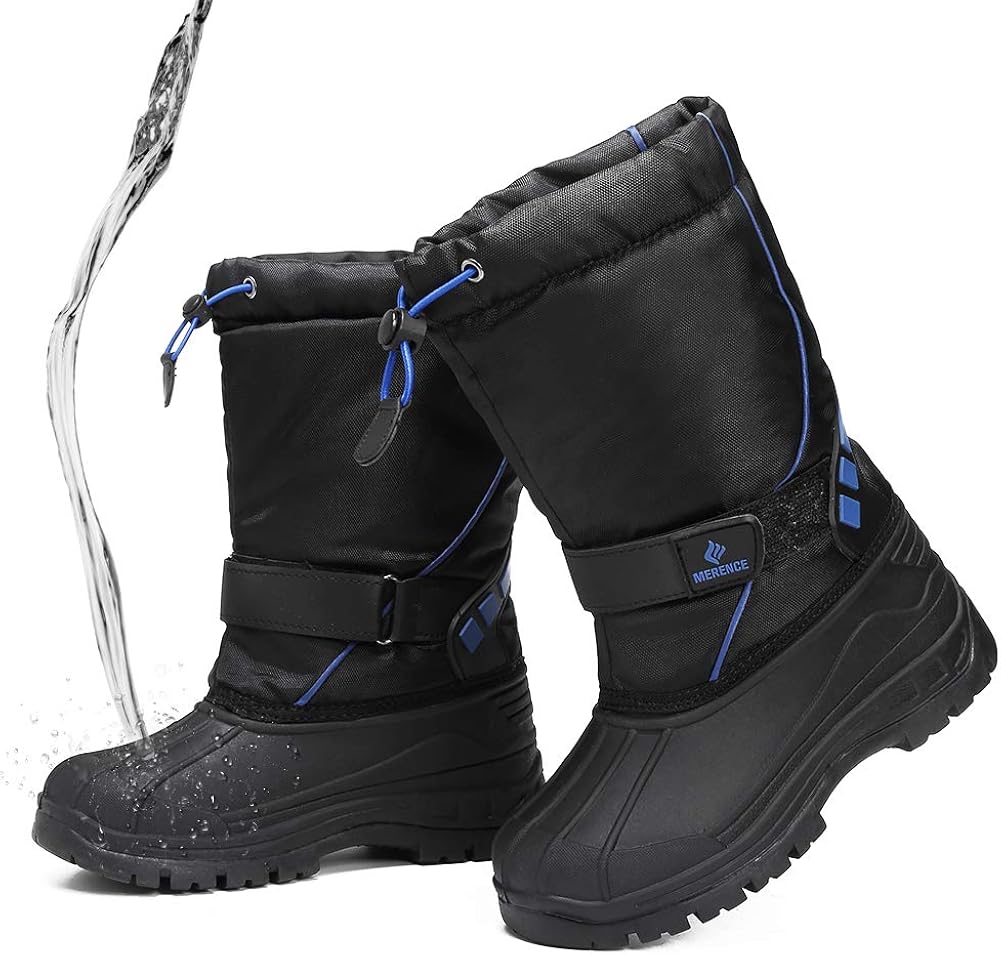 DESTURE Kids Snow Boots, Boys Girls Winter Boots Waterproof Snow Shoes Cold Weather Outdoor Boots(Toddler/Little Kid/Big Kid)