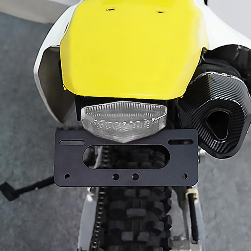 Xitomer Tail Tidy Fit for DRZ400 DRZ400S DRZ400SM 2005-2024 & DRZ400E 2008-2024 Motocycle Fender Eliminator with Tail light License Plate Light (Clear)