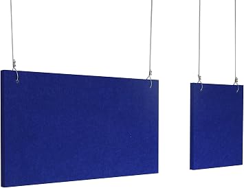 Versare Hanging SoundSorb Acoustic Baffles | Sound Dampening Material | Ceiling-Hung | Modern Design | 12 x 24 Beige SoundSorb Panels