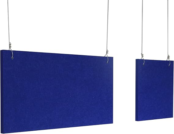 Versare Hanging SoundSorb Acoustic Baffles | Sound Dampening Material | Ceiling-Hung | Modern Design | 12 x 24 Beige SoundSorb Panels