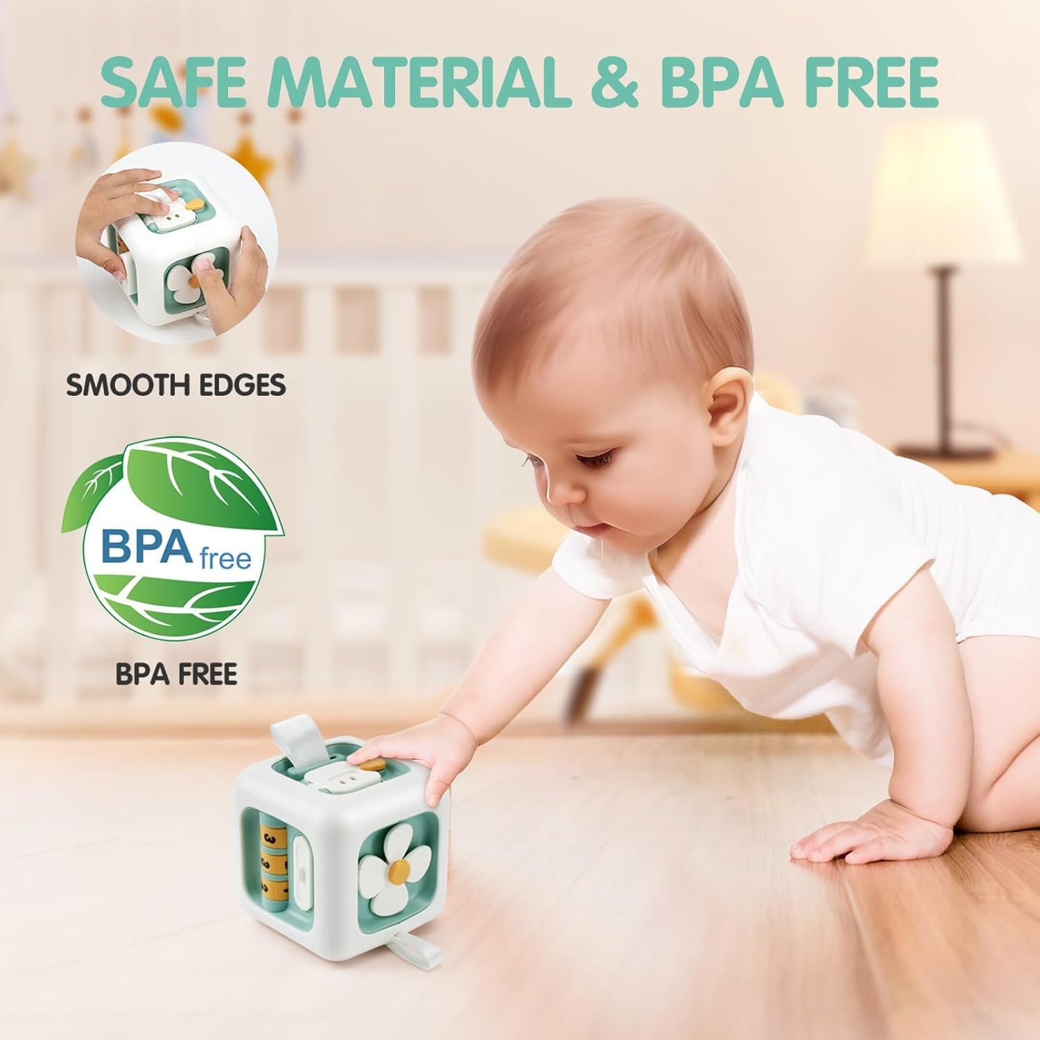 Jouets d'activité Montessori pour bébés 1-2 ans, sensoriels et éducatifs pour voyages
