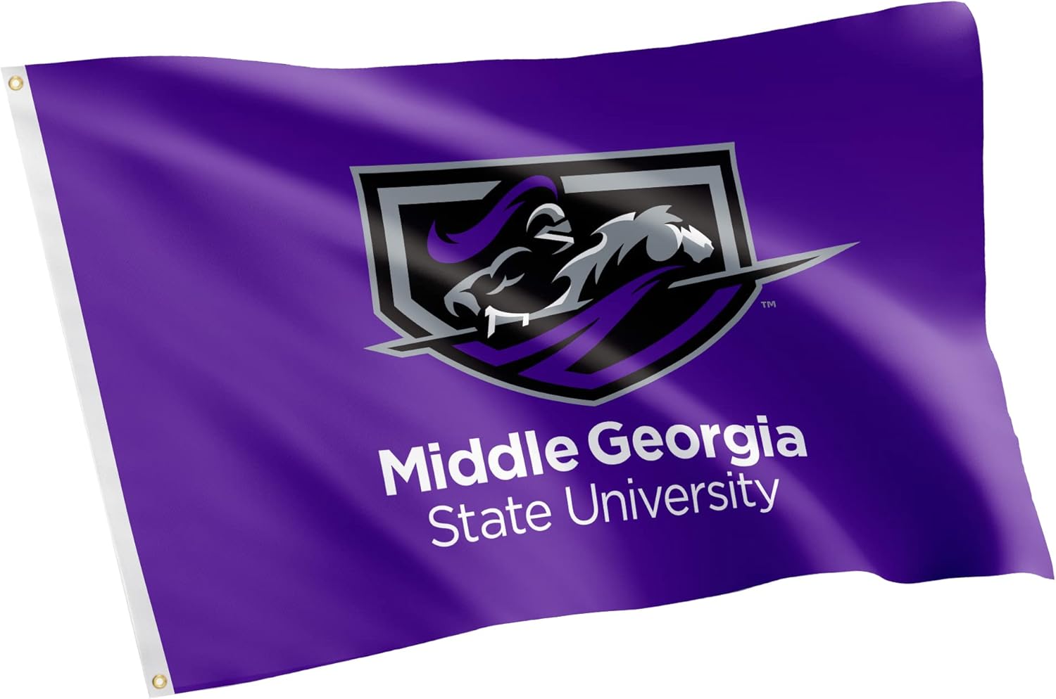 Desert Cactus Middle Georgia State University MGSU Flag - 3 x 5 Feet Knights Banner, Indoor/Outdoor Durable Fabric, 100% Polyester Design (Style 1)