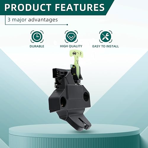 Miniatura 5 de AUTOKAY 57530-FJ020 Pestillo de bloqueo de maletero eléctrico para Subaru Impreza WRX STI 2015-2019 57530FJ020