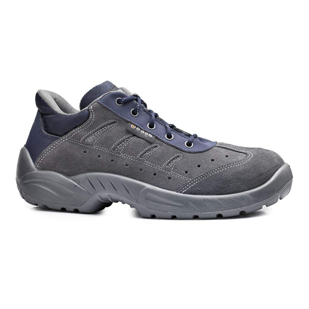BASE Protection Tribeca S1 SRC Zapato de Seguridad, Talla: 44, Color: Gris/Cobalto, B0164GCR44