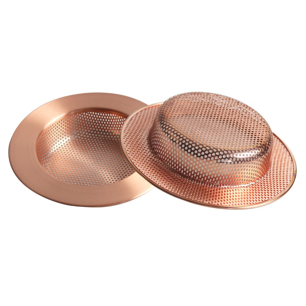 Talea Copper Stainless Steel Kitchen Sink Strainer, Kitchen Sink Drain Strainer, Waste Plug For Kitchen/Bathroom Sink, Hole Diameter 112.5Mm (1, )