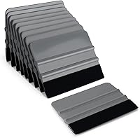 Vista 8 de EHDIS 10 unidades de espátula de vinilo de 4 pulgadas para coche, aplicador de calcomanías, tinte de ventana, herramienta de alisado con borde