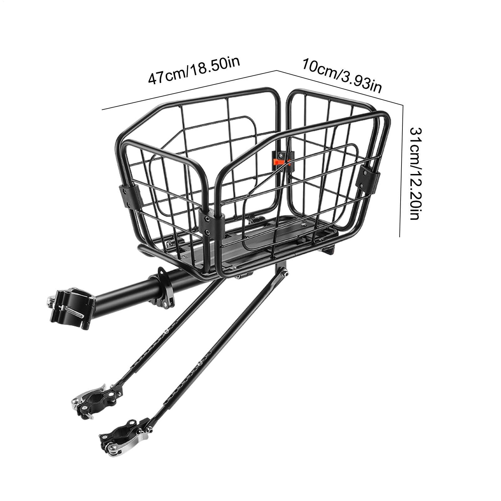 Kosz na bagażnik rowerowy, 20 l aluminiowy | bagażnik rowerowy | na wycieczki po mieście, fitness, wyścigi, jazda na rowerze, piknik