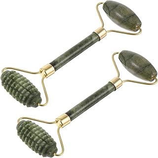 2pcs Jade Beauty Container Face Roller Face M...
