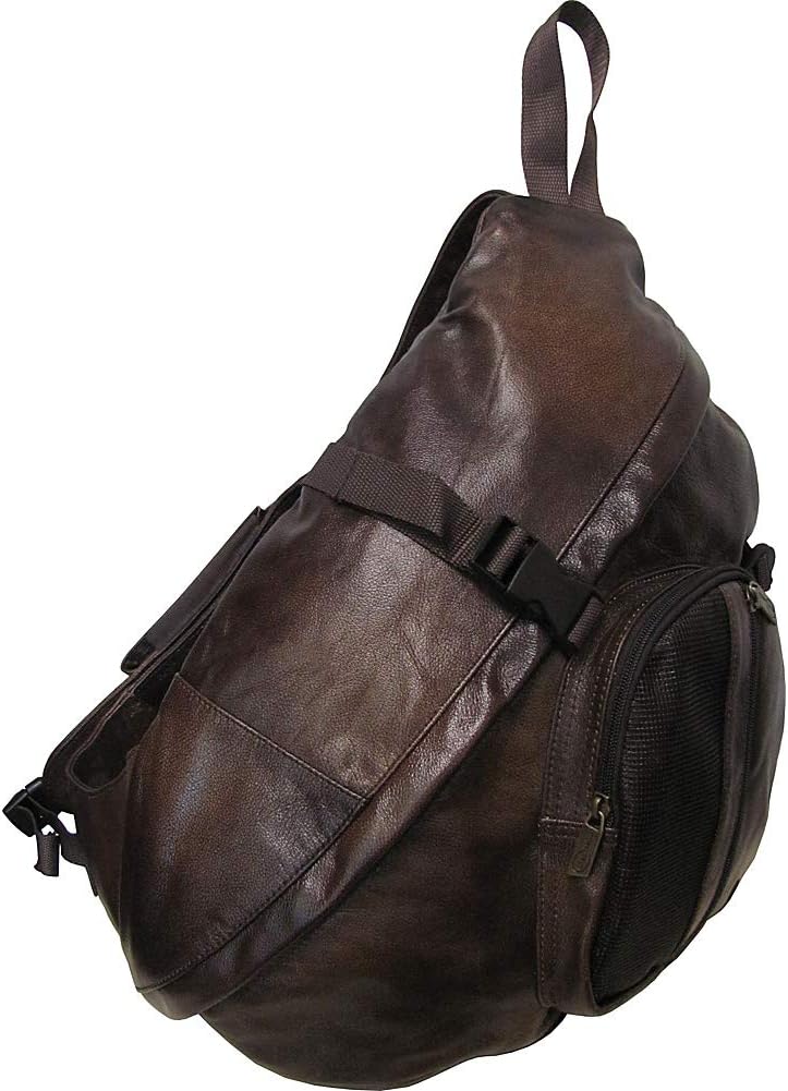 Cross Body Sling Bag Color: Dark Brown