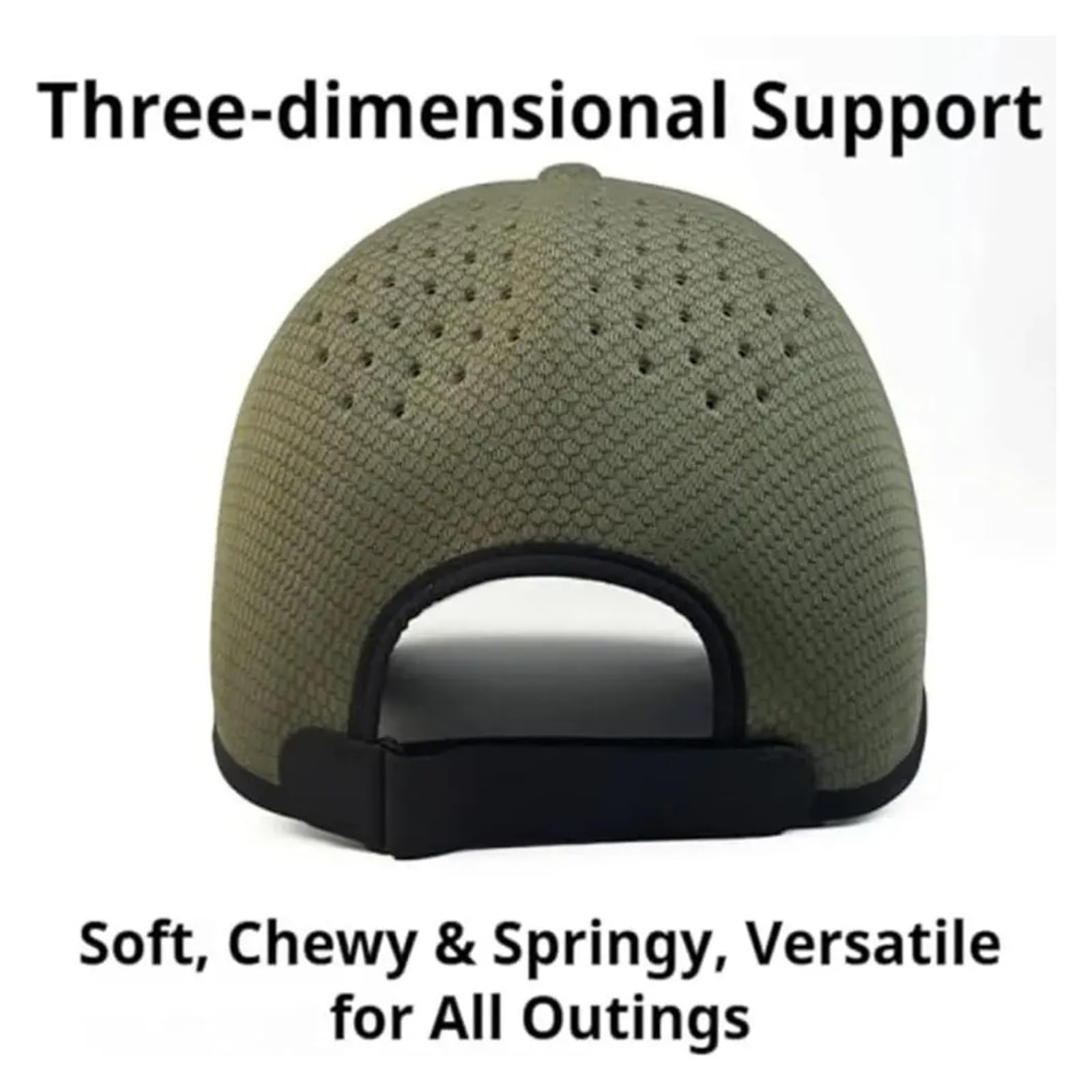 Berretto da baseball senza cuciture Cappello sportivo ripiegabile ad asciugatura rapida con visiera leggero e traspirante per Tempo Libero, Golf, Viaggi