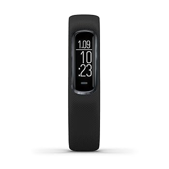 Garmin vivosmart 4 Smart Health & Fitness Activity Tracker Small/Medium (Black)