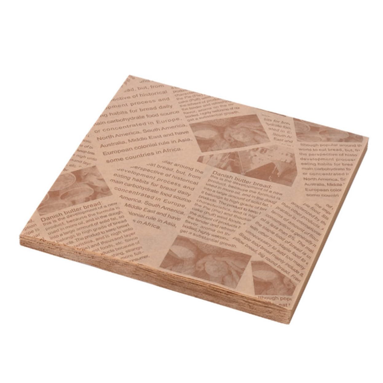 Papier Cuisson 500 Pièces en Pâte de Bois, Séparation D’huile