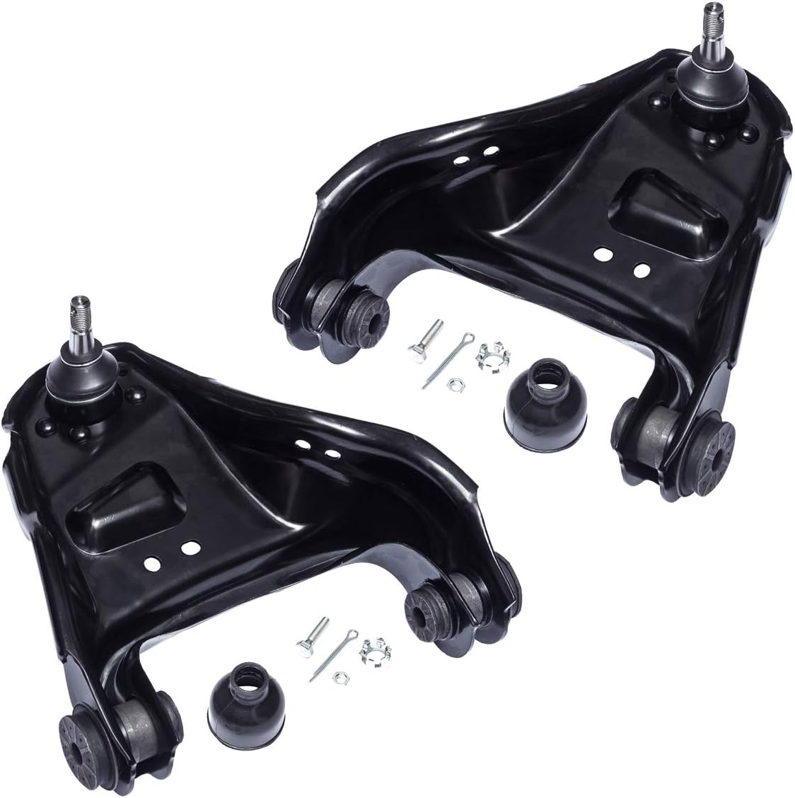 Left Right Front Upper Control Arm and Ball Joint Compatible With Chevy S10 Blazer G-MC S15 Jimmy Sonoma Syclone Typhoon Is-uzu Hombre Olds Bravada (4x4 4WD Models Only) 2PCS AUQDD K620172 K620173