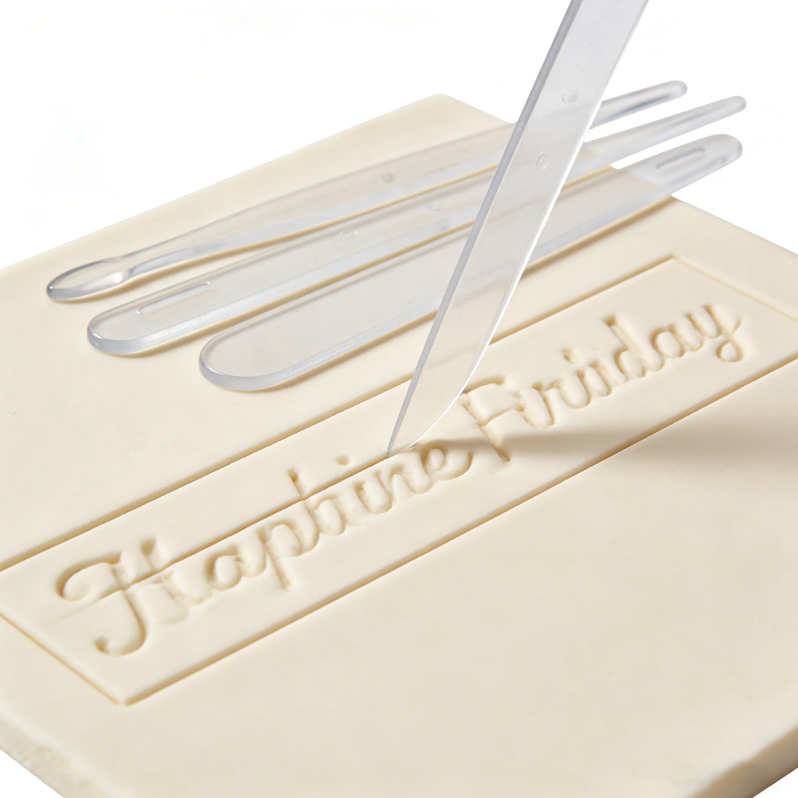 DOITOOL Juego de 9 Herramientas de plástico para Esculpir Fondant, Ideal para Decorar Tartas y Fiestas de cumpleaños.