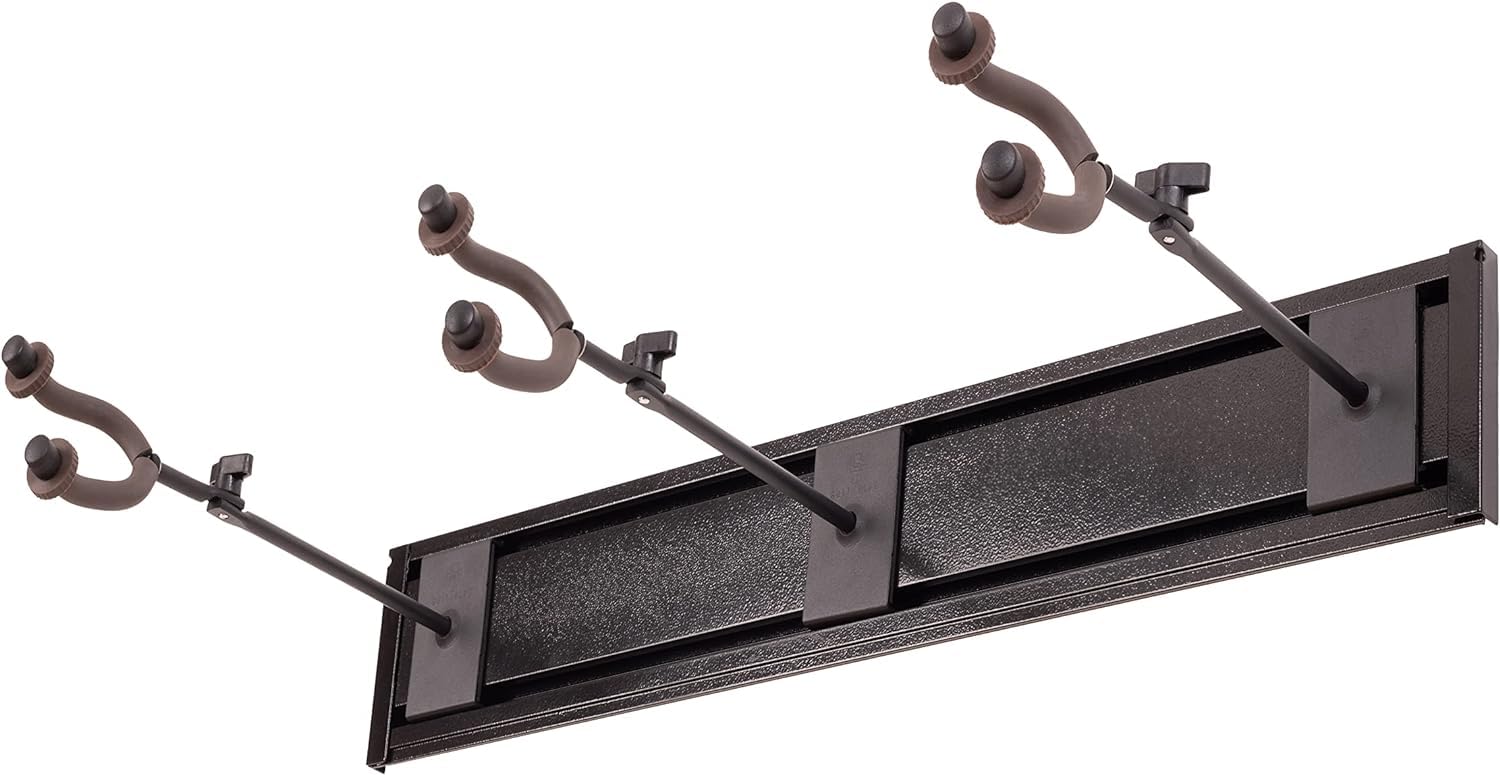 Gitarren-Wandhalterung aus Metall von Guitar Lab | Hält 3 Gitarren | Perfekte Wandhalterung für E-Gitarren/Bassgitarren/Akustikgitarren