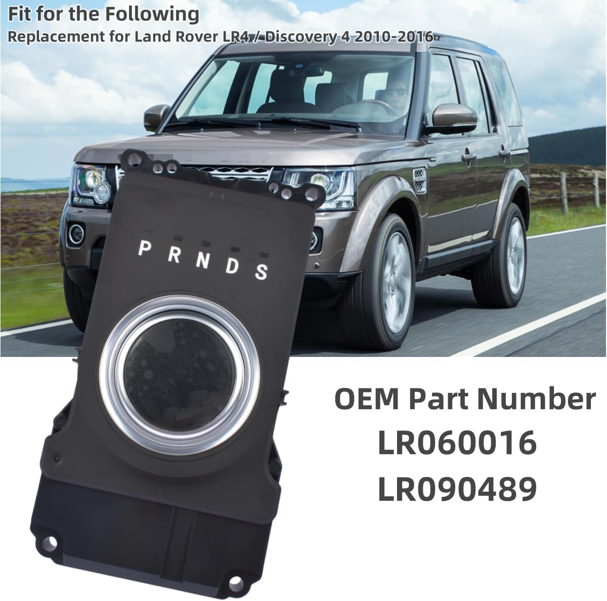LR090489 Shift Control Module Gearbox Transfer Shifter Module Replacement for Land Rover LR4 / Discovery 4 2010 2012 2013 2014 2015 2016 LR060016 Gear Shift Module