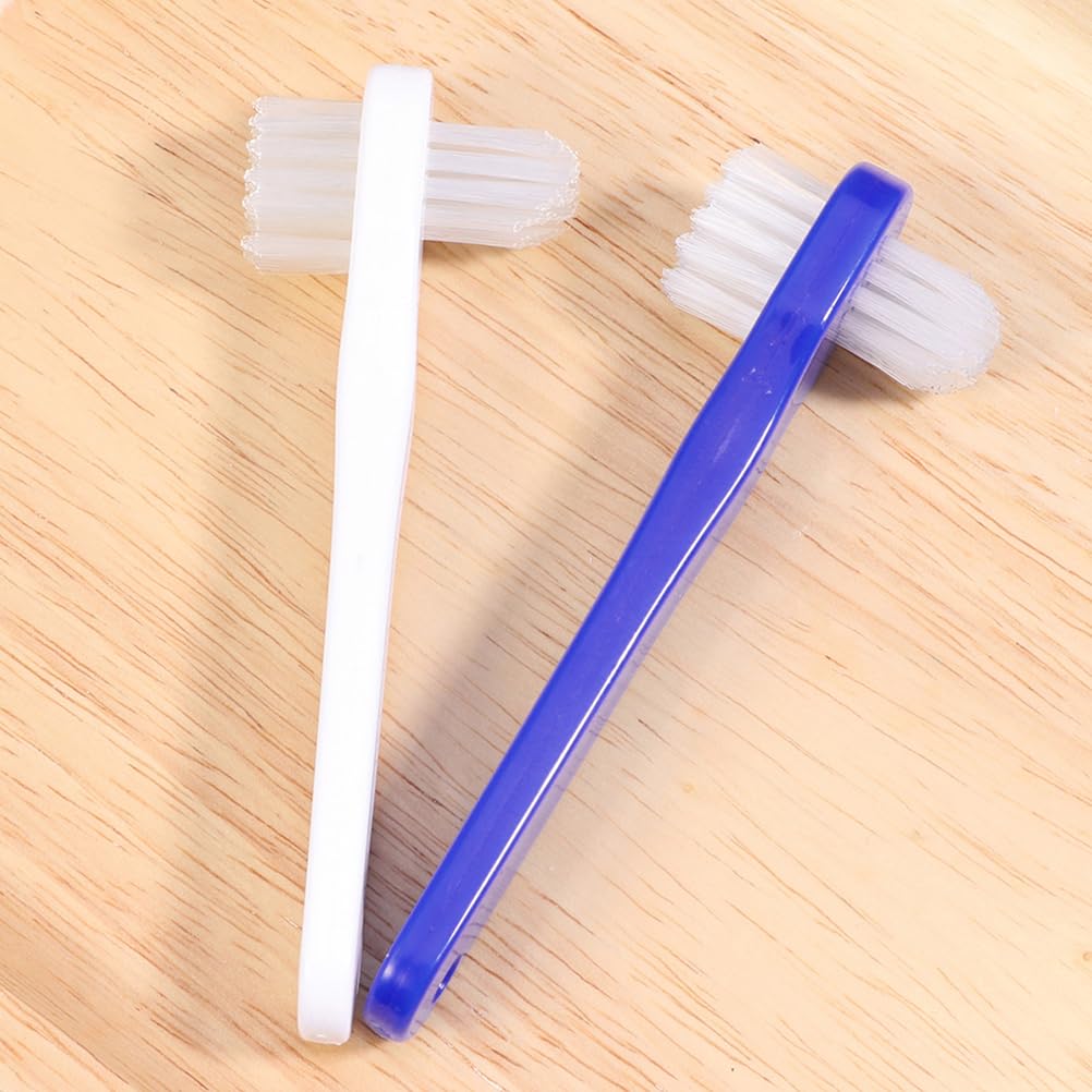 Cepillos Para Dentaduras Postizas 8 Uds Mini Cepillo De Limpieza Doble Cabezal Ergonomico Para Cuidado Bucal Y Limpieza Precisa De Prótesis