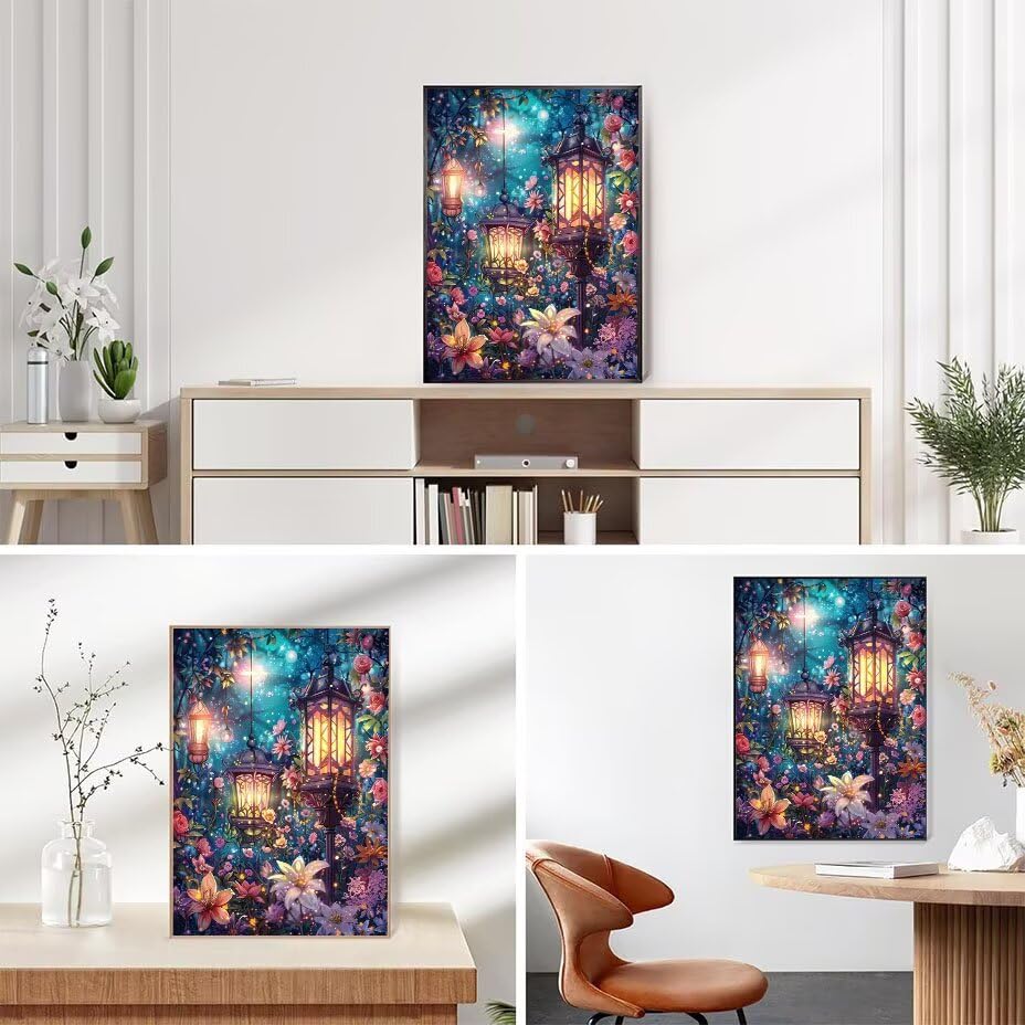 Cristal Point de Croix Fleurs G0-71 | Solution Idéale Décoration Murale DIY - 7