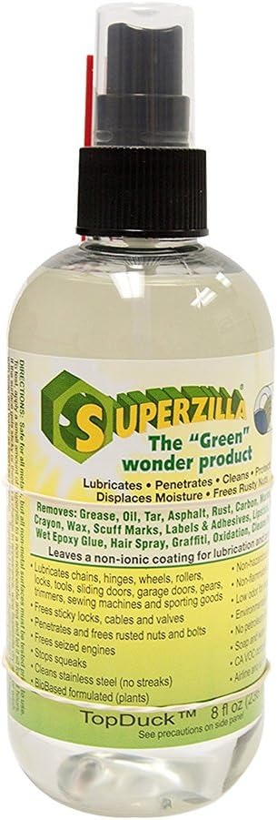Powerful All-Purpose Cleaner and Lubricator – “The Green Wonder Product” – 8oz Spray Bottle