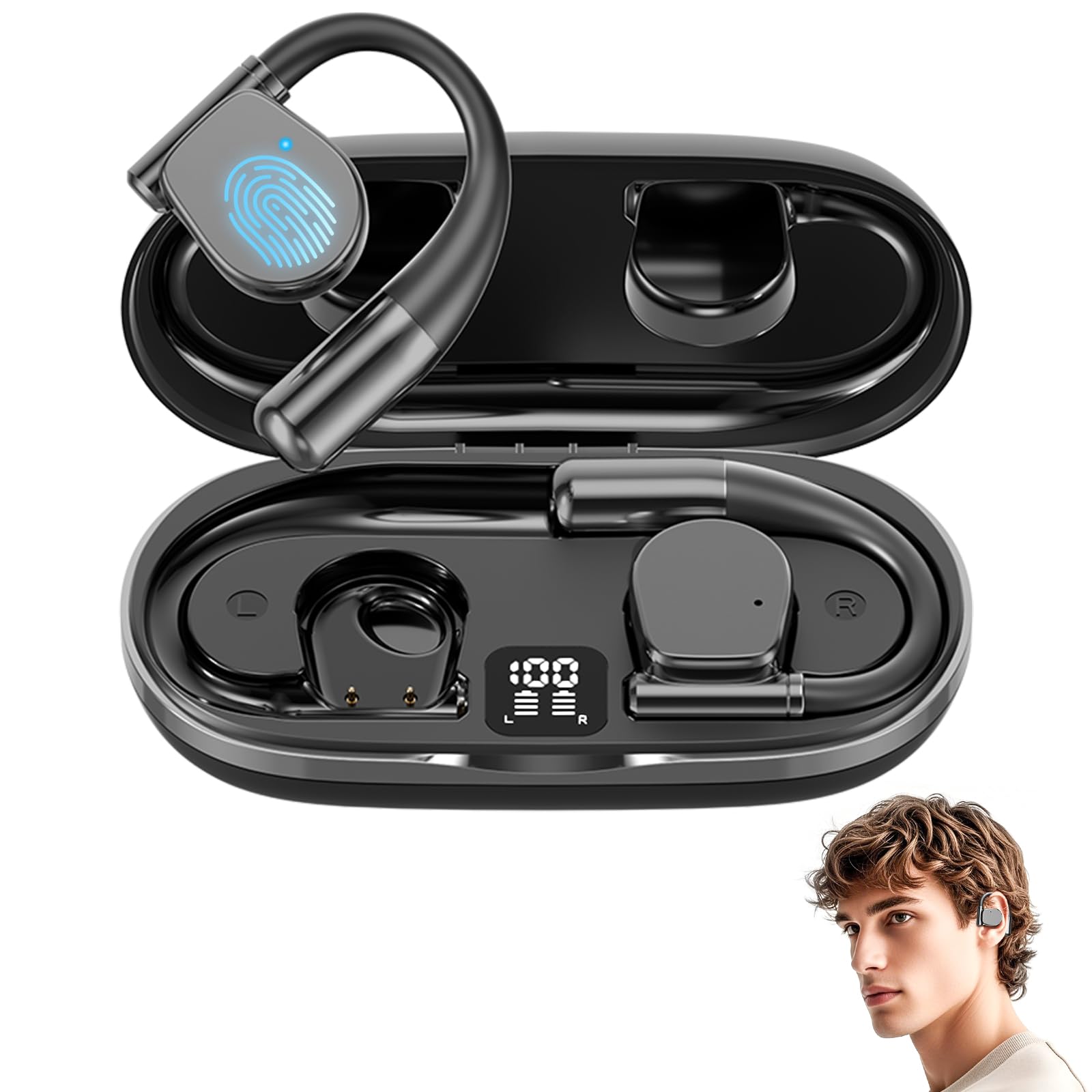 Casque Traduction 164 Langues Avec Application - 6 Modes, Bluetooth - Pour Voyages, études, Affaires