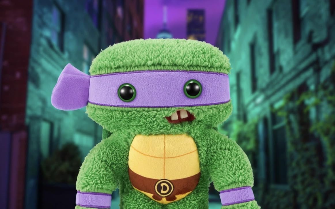 Fuggler Ugly Monster Donatello Ninja Turtle - Figura de Peluche (edición Limitada), Color Verde