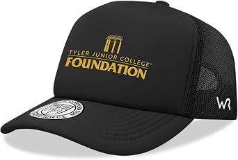 Tyler Junior College Apaches TJC Trucker Mesh Snapback Seal Hat Black