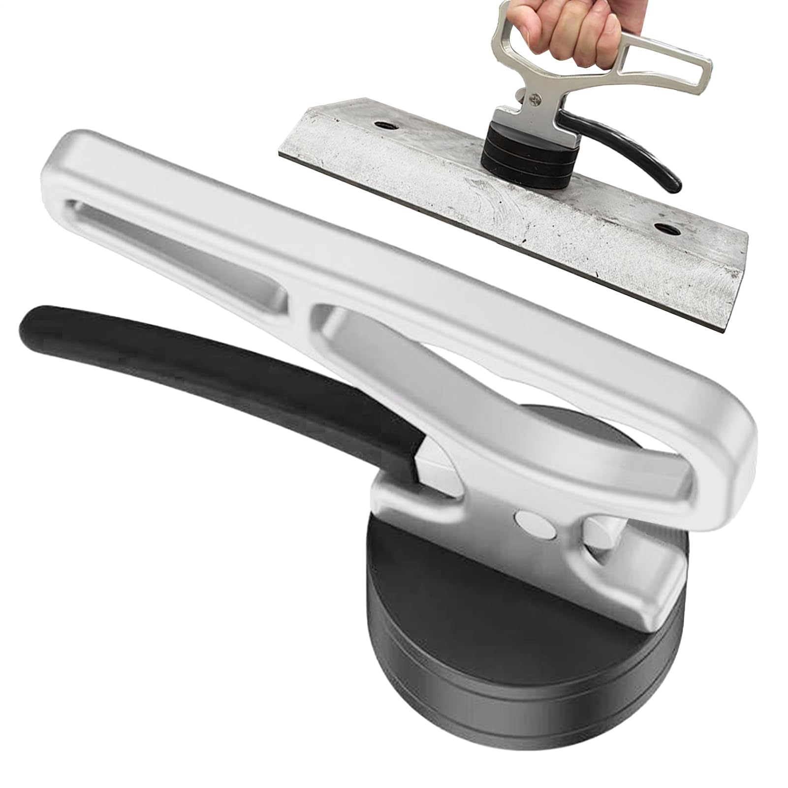 Magnet Retrieval Tool, Strong Manual Magnetic Lifting Handle, Strong Suction Ergonomic Lifter Collector for Doors Nails Garage Gripping Heavy Metal Objects Tool Steel Iron Plate Workshop