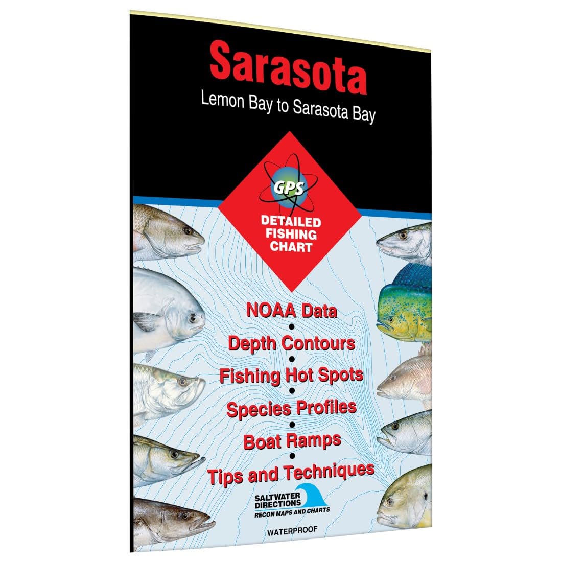 Sarasota Lemon Bay to Sarasota Bay Fishing Map