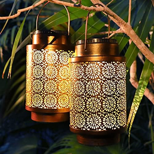 Solar Big Lantern Hanging or Path Light Décor 