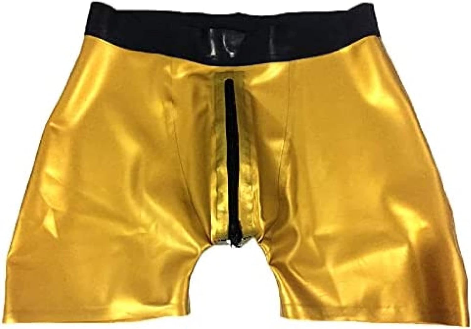Latex Men Underpants Handmade Latex Briefs Rubber Boxer Tight Panties Shorts Underwear,X-Small