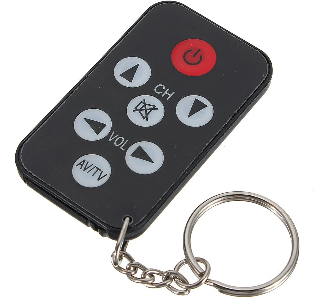 Universal Infrared IR Mini TV Remote Control Keychain Key Ring by QS Store