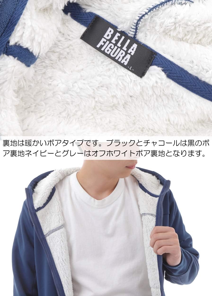 [Alor21Sports] [BELLA FIGURA] スウェット ジャージ 大きいサイズ 上下セット 裏起毛 パーカー 裏ボア あったか 秋 冬 |