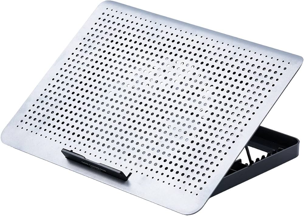 Amazon | イーサプライ ノートパソコンクーラー アルミ製 冷却台 大型