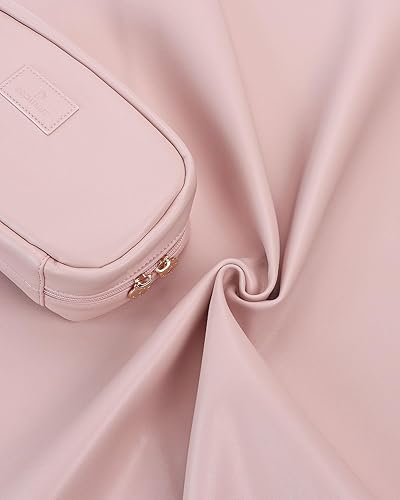 Miniatura 2 de Pocmimut Pequeña bolsa de maquillaje, pequeña bolsa plana abierta, accesorios para automóvil, organizador de artículos esenciales de viaje con