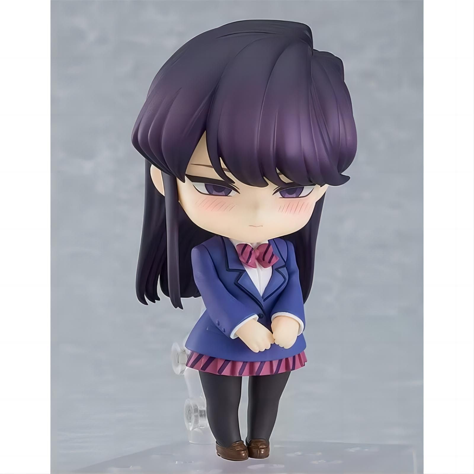 Figurine Monika (Doki Doki) Version Q - Environ 10 Cm, En PVC Avec Accessoires Interchangeables, Pour Décoration Ou Collection