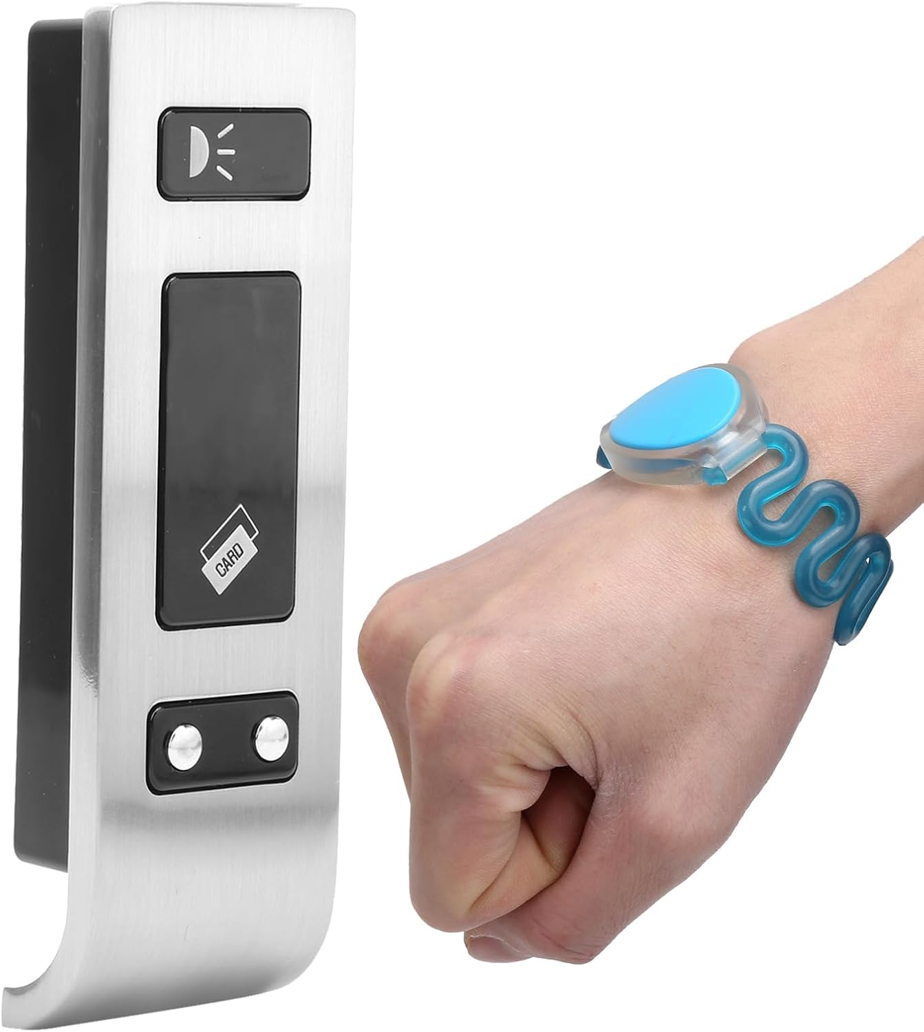 KANASI Electronic Cabinet Lock, smart EM tag Unlock keyless inductive Security Device for Sauna lockers and Storage cabinets