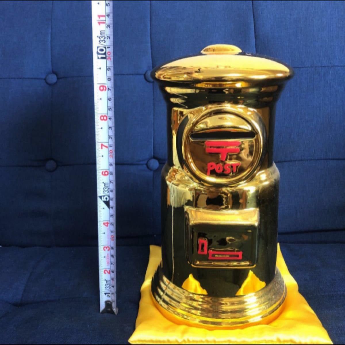 貯金箱 Post Bank gold  T300G 貯金箱 Post Bank gold T300G アンティーク雑貨