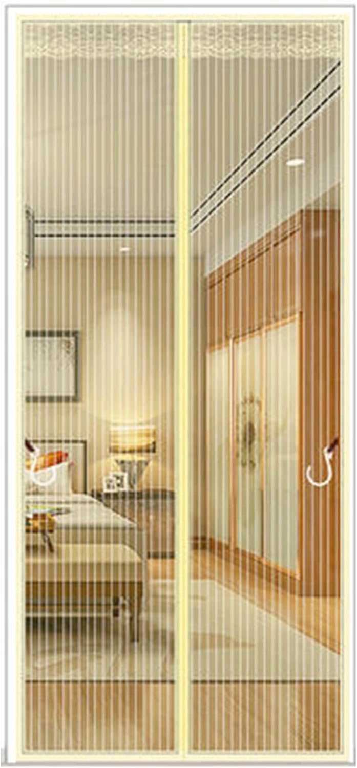 Magnetic Screen Door 31×79inch, Heavy Duty Mesh Curtain Screen Doors with Magnets, Door Net Screen with Full Frame Hook Loop,Has Good Transmittance Better Air Ventilation, for Patio or Large Door
