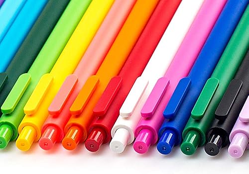 Miniatura 4 de KACO Bolígrafos de tinta de gel retráctil suaves al tacto, 0.5mm, punta fina