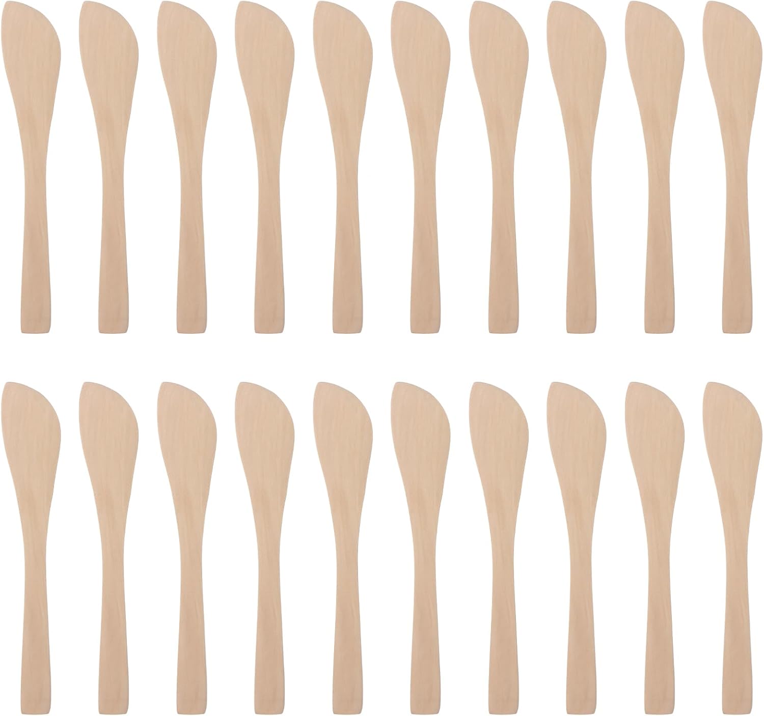 DOITOOL 20Pcs Butter Spreaders Wooden Cheese Spreader, Dumpling Making Tools Cheese Jelly Jam Spreader Dumpling Filling Spreading Spoon – 5.9 inch DOITOOL 20Pcs Butter Spreaders Wooden Cheese Spreader, Dumpling Making Tools Cheese Jelly Jam Spreader Dumpling Filling Spreading Spoon – 5.9 inch