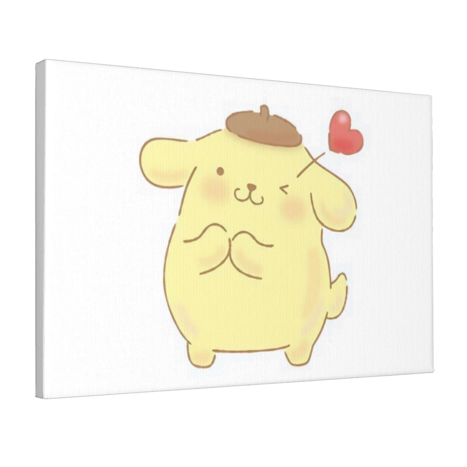 Amazon.co.jp: ポムポムプリン ポスター アート 背景絵画 美しい贈り物