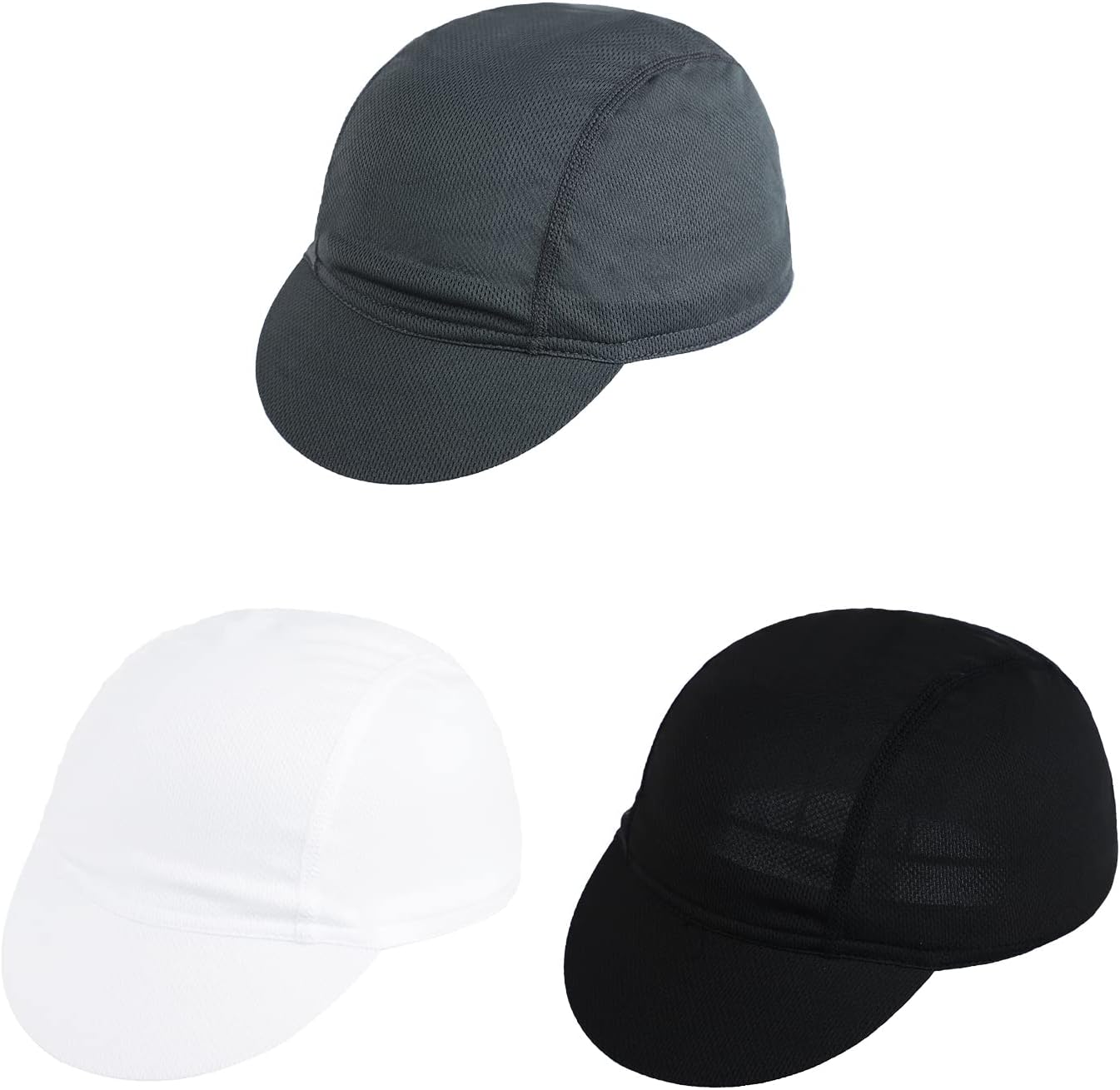 Lightweight Cycling Caps Under Helmet Retro Skull Cap Breathable Sports Cap Quick Drying Running Cap Flat Cap Sun Protection Hat Sports Protective Gear Accessory for Men Women Fishing Hiking Climbing 7 6151gz5TH3L. AC SL1500