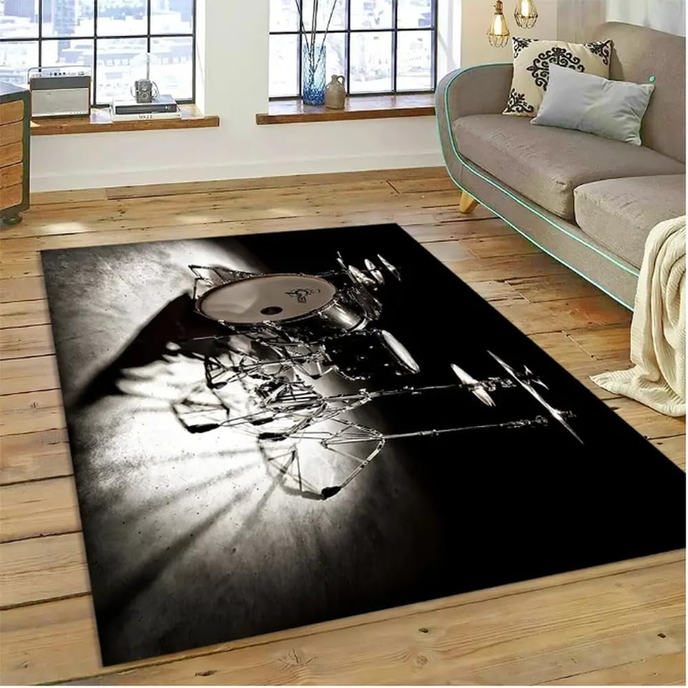 Tapis de sol antidérapant instruments de musique pour cuisine et bain