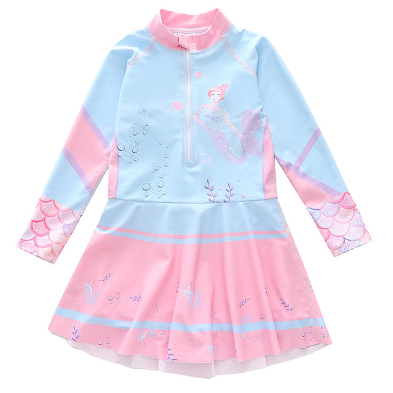 Maillot de bain pour filles à manches longues pour éviter les irritations du sable à la plage - 4