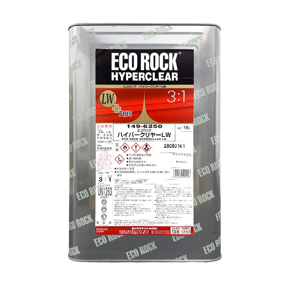 Amazon.co.jp: エコロック ハイパークリヤー LW 16L/ロックペイント