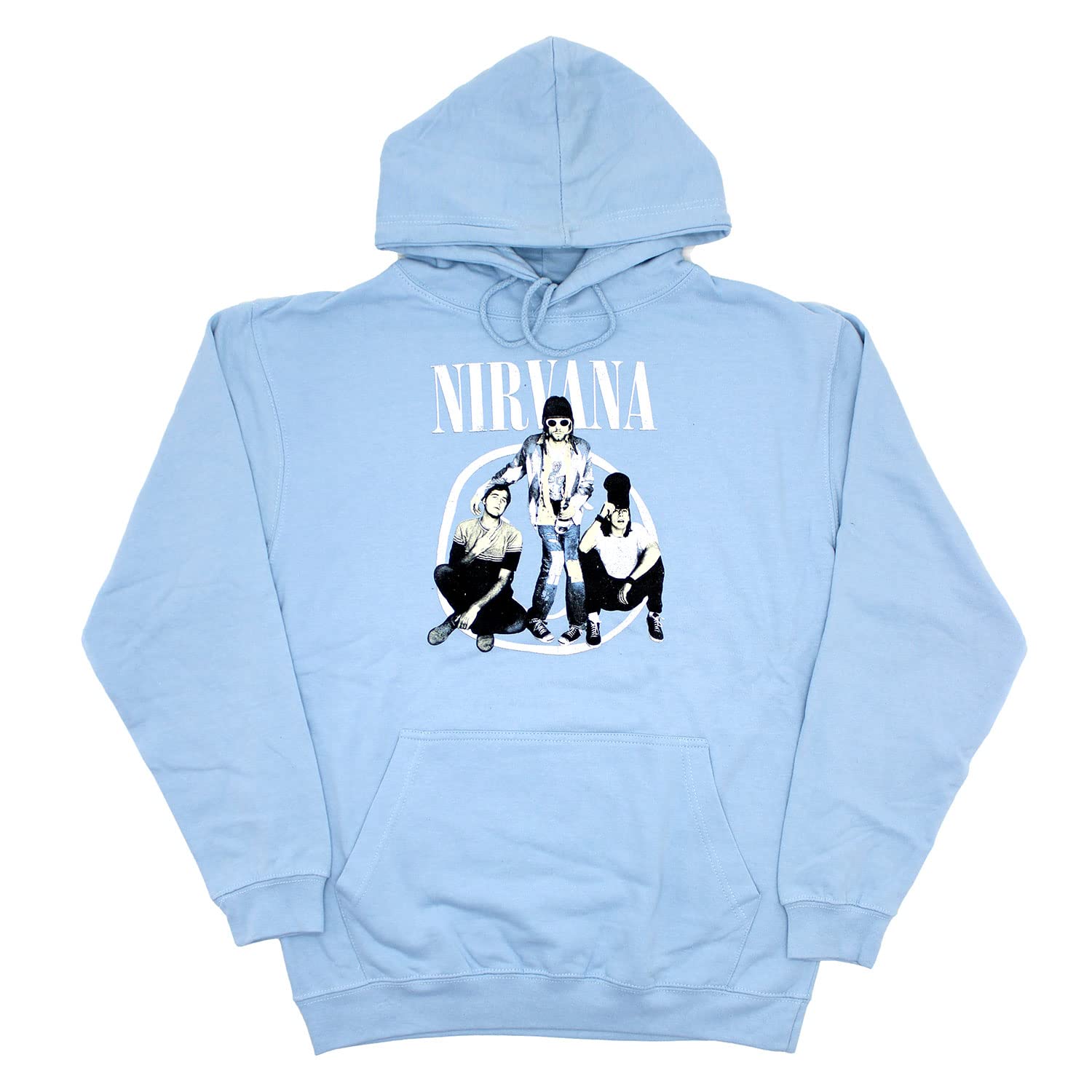 Nirvana Pullover Hoodie - Medium - Blue