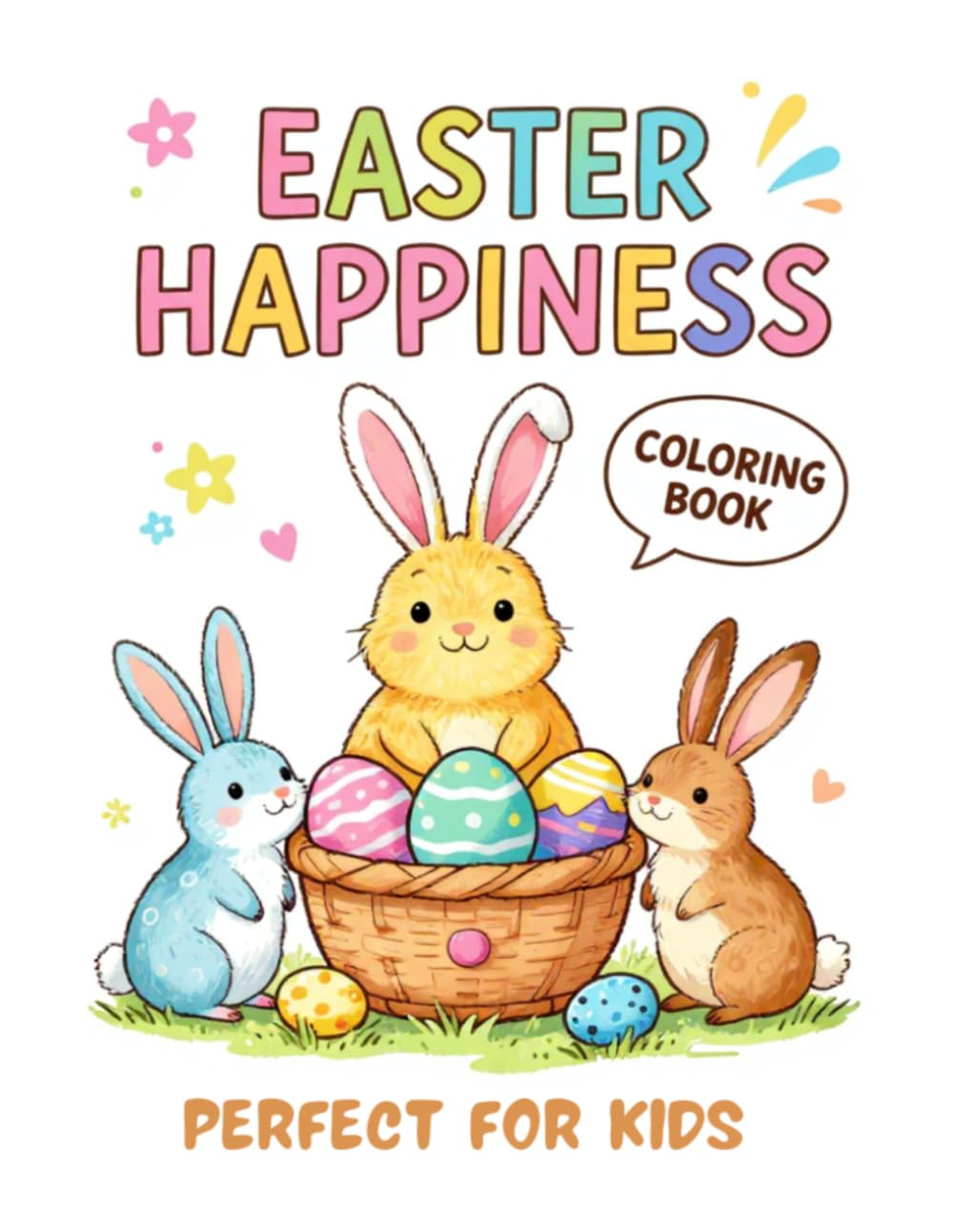 EASTER HAPPINESS Coloring Book